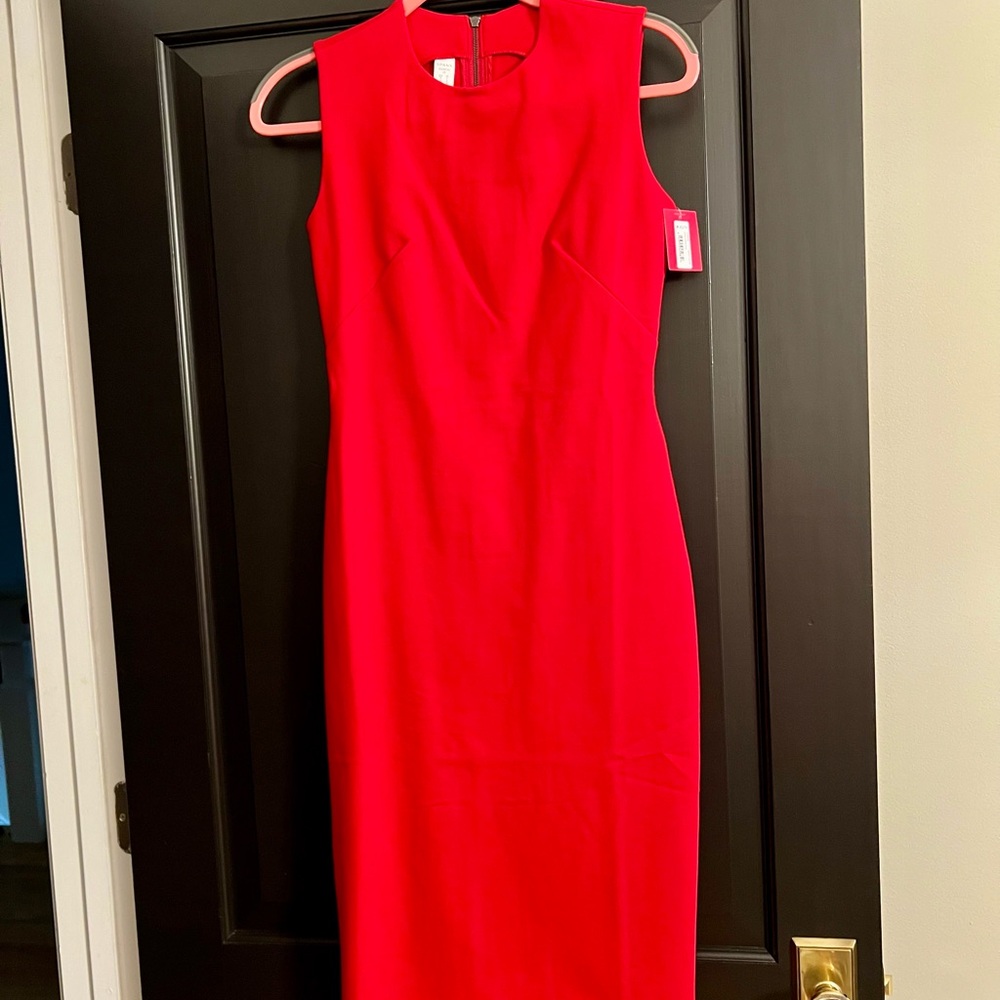 SPANX — NWT XS Red Sleeveless Dress
